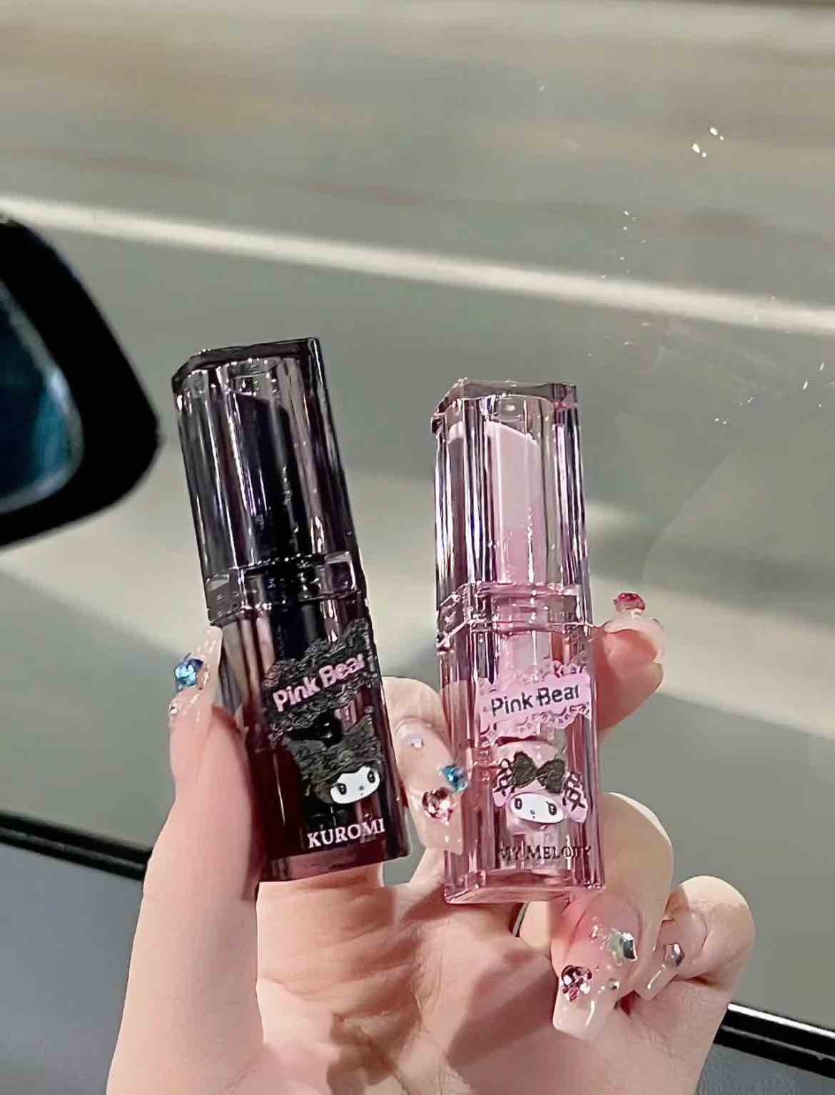 Pink Bear Sanrio My Melody Kuromi Milk Jelly Lipstick