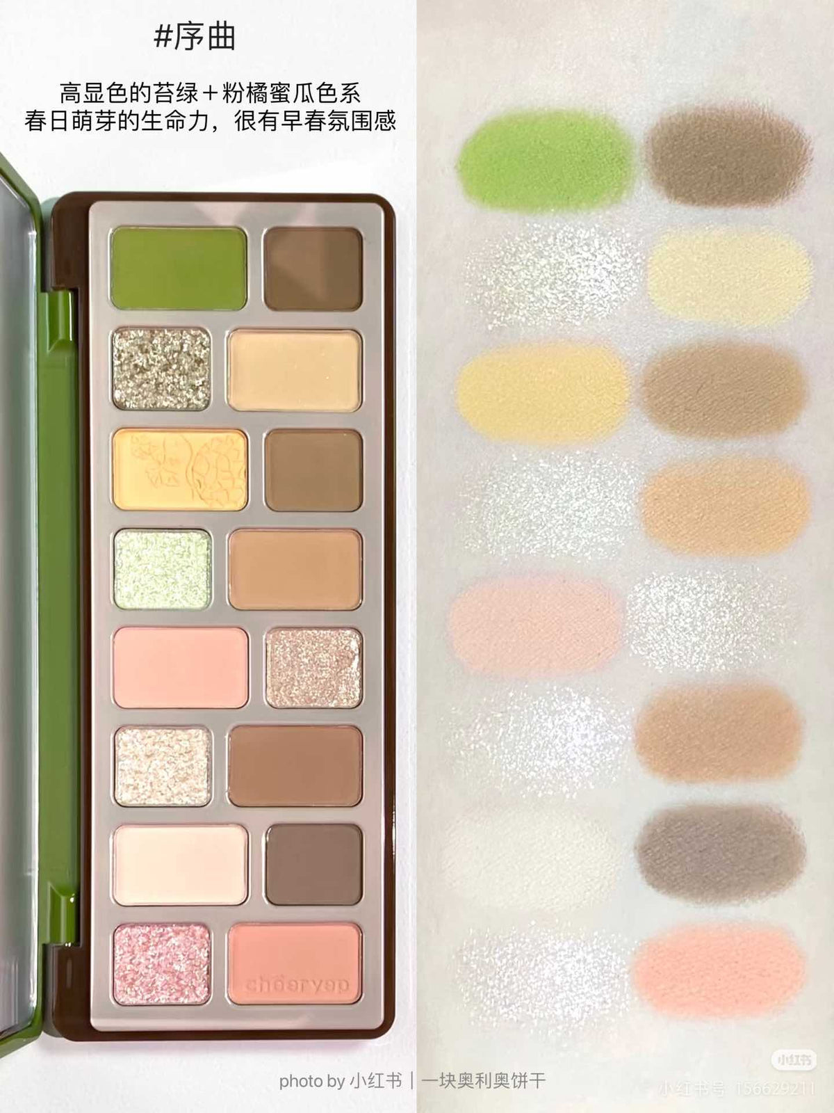 Cheeryep 16 Color Eyeshadow Palette Prelude