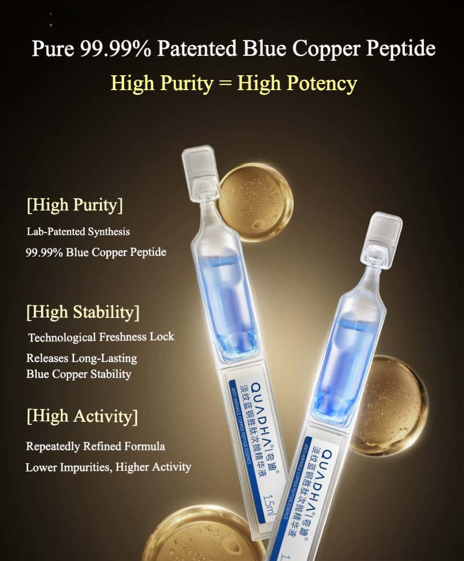 QUADHA Anti-Wrinkle Copper Peptide Single Use Essence