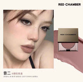 model wearing RED CHAMBER Multi-Use Cream Blush in the shade &