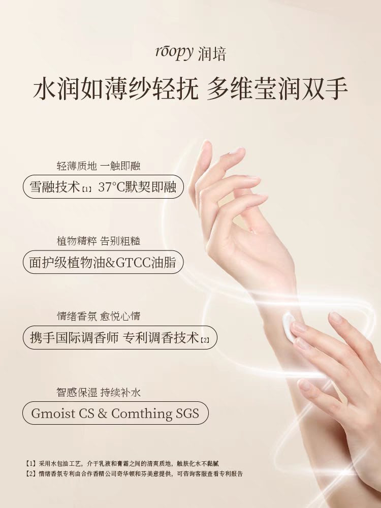 Roopy Plant Essence Oil Hand Cream 75g