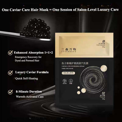 SENSEWOOD caviar nourishing steam hair mask