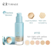 TIMAGE Matte and Lasting Foundation with Concealer in shade 