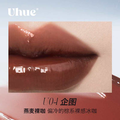 Uhue On Stage Series 6D Diamond Mirror Lipgloss delivers a three-dimensional, diamond-like shine with long-lasting moisture for 8 hours. Its rich, fade-resistant color and non-sticky, high-coverage formula create a plump, glossy finish as clear as a mirror.