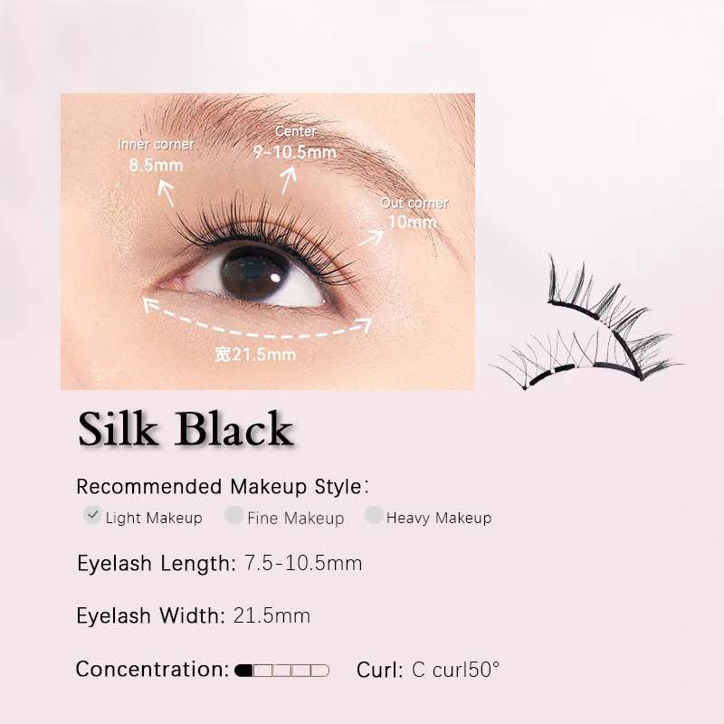 WASADO・MAYSEEN NO.11 Gem Black Soft Magnetic Eyelashes – WOSADO Offical Store