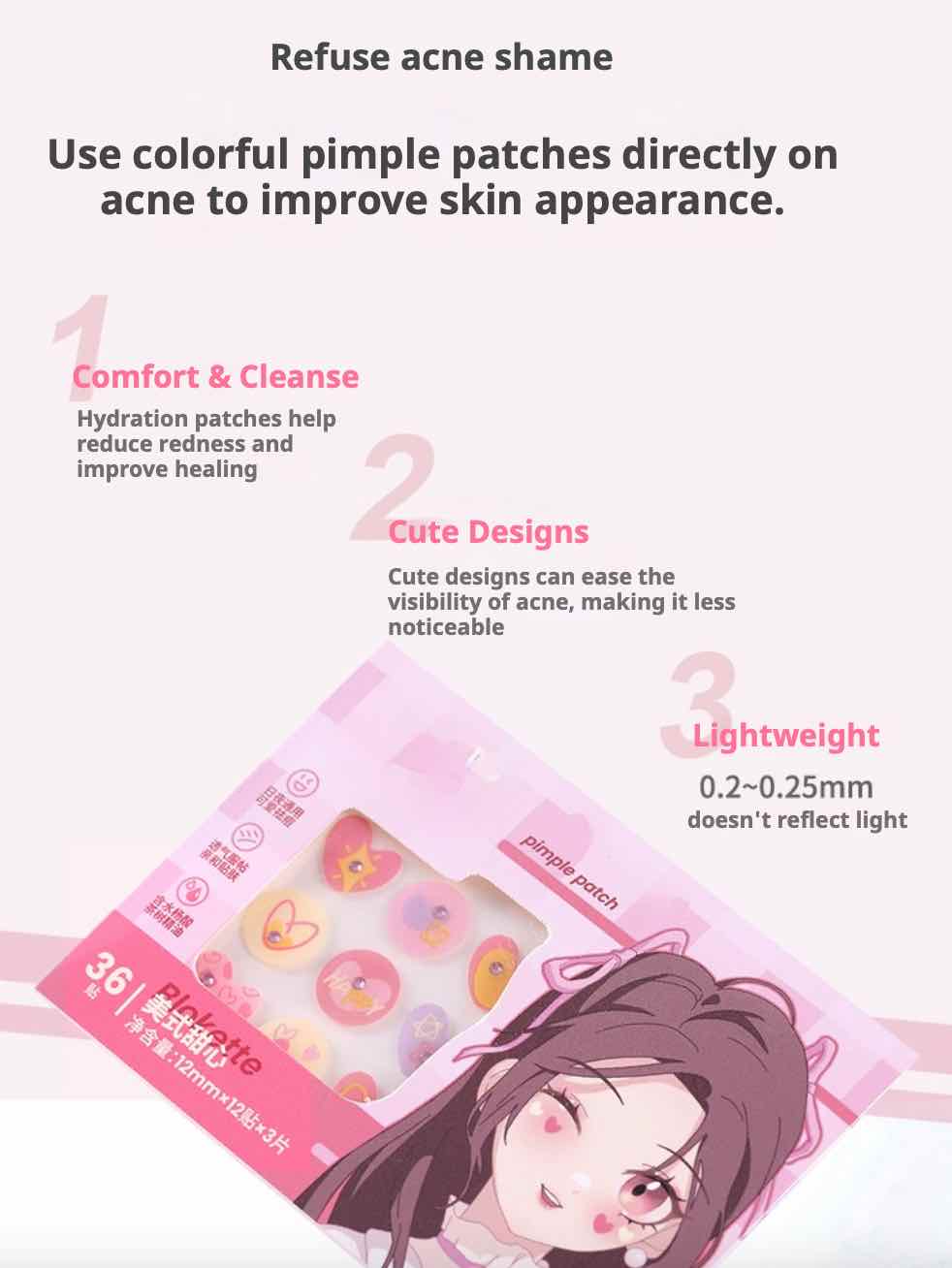 YAOZHI Acne Pimple Master Patch 36 Count