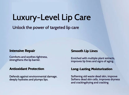 Zhiben Anti-aging Intensive Lip Treatment luxury-level lip care, unlock the power of targeted lip care, Intensive repair, smooth lip lines and long-lasting moisturization.