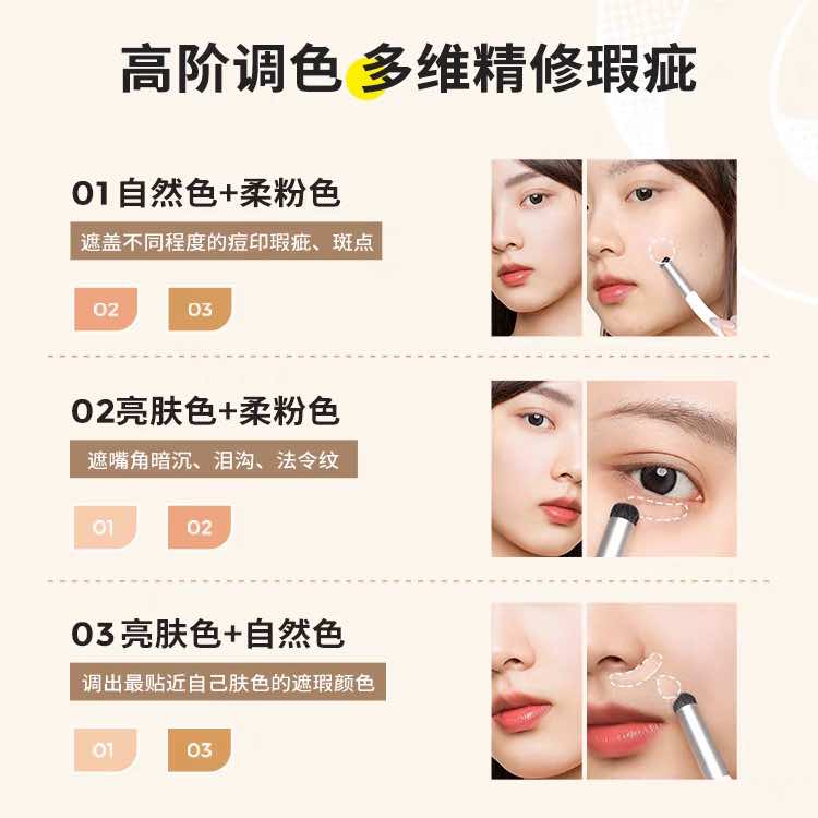 KATO-KATO Three Little Cheese Concealer