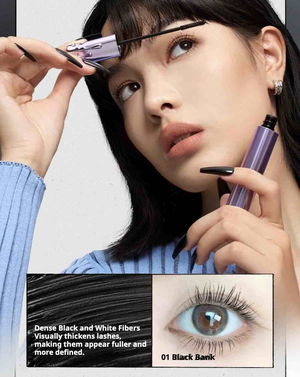 INSBAHA Wave Curling Lengthening Waterproof Mascara