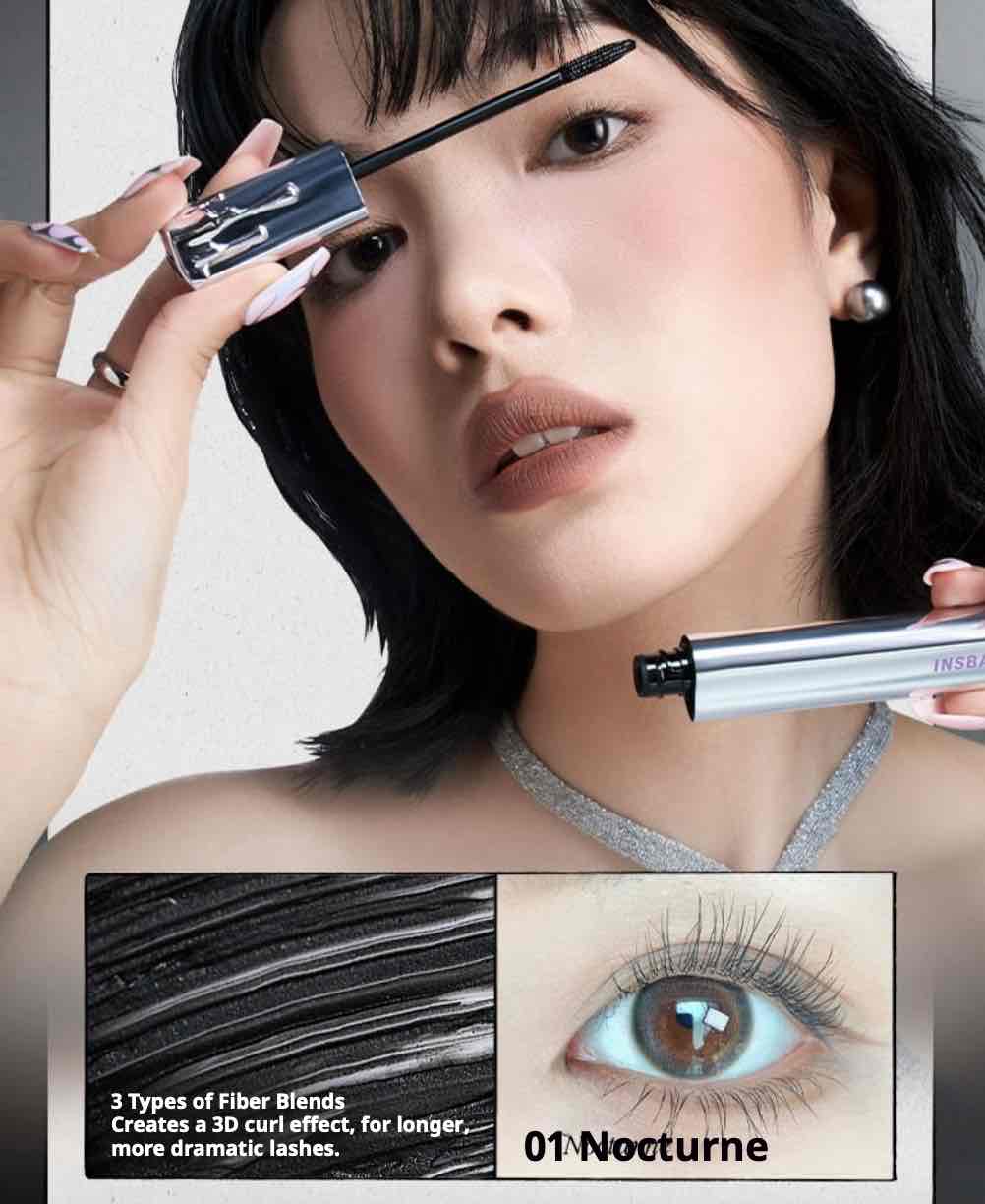 INSBAHA Wave Curling Lengthening Waterproof Mascara