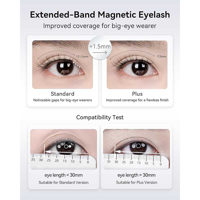 WOSADO Magnetic False Eyelashes Reusable Glue-free Natural – Best