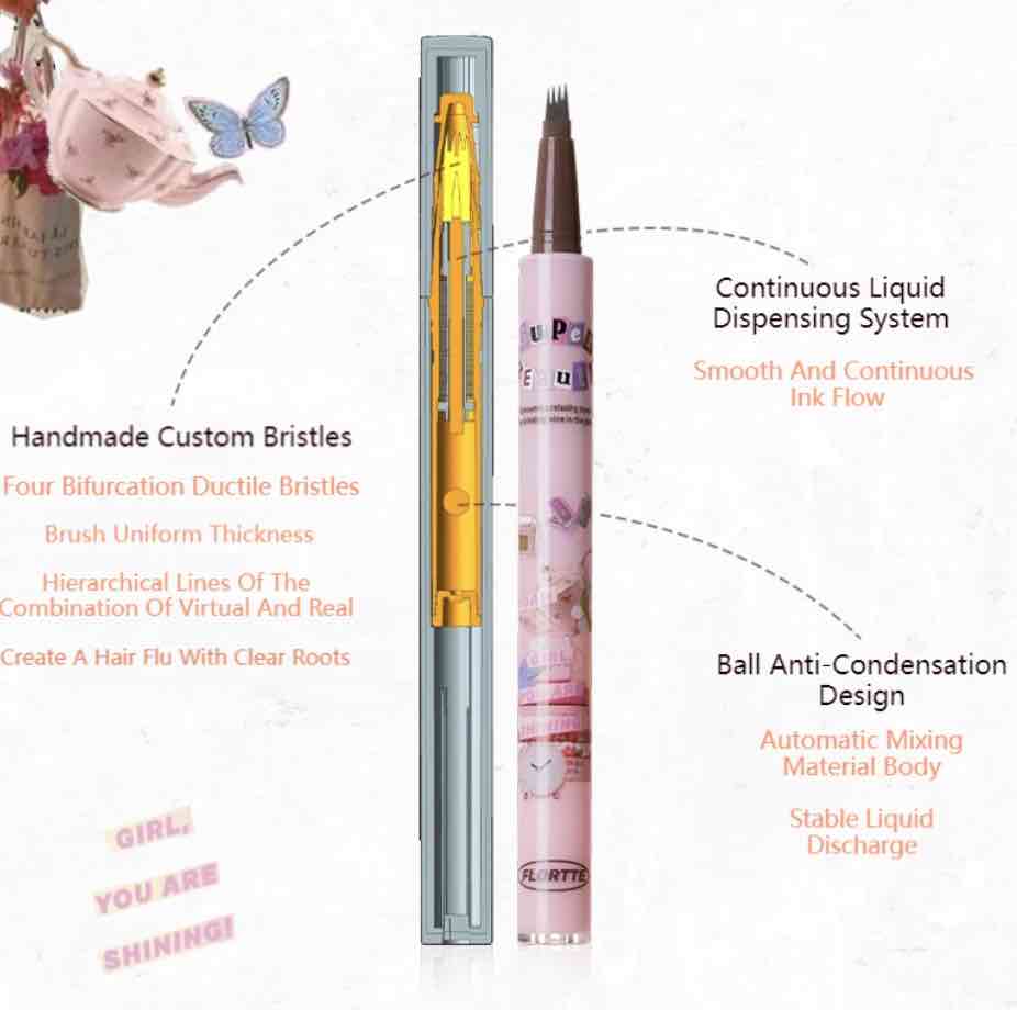 Flortte I am Super Beauty Liquid Eyebrow Pen