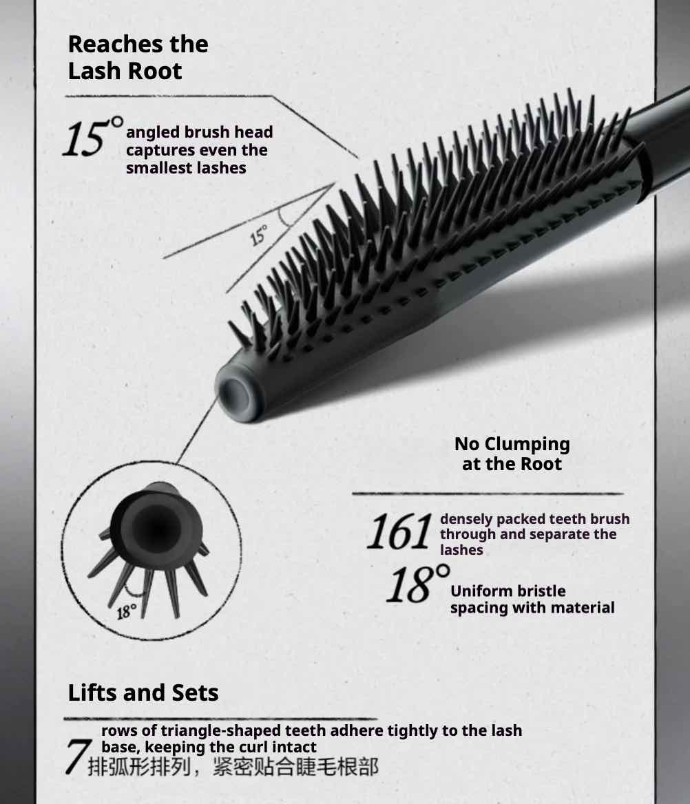 INSBAHA Wave Curling Lengthening Waterproof Mascara