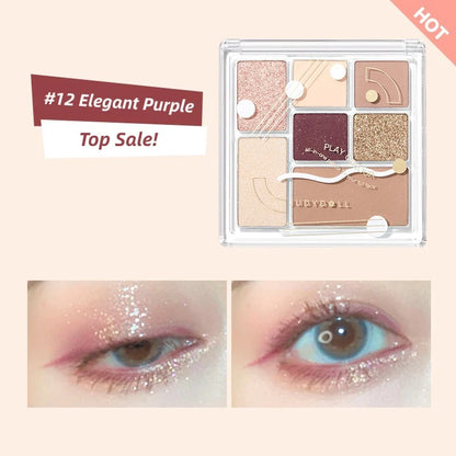 Judydoll Play Color ALL-IN-ONE Palette in elegant purple 