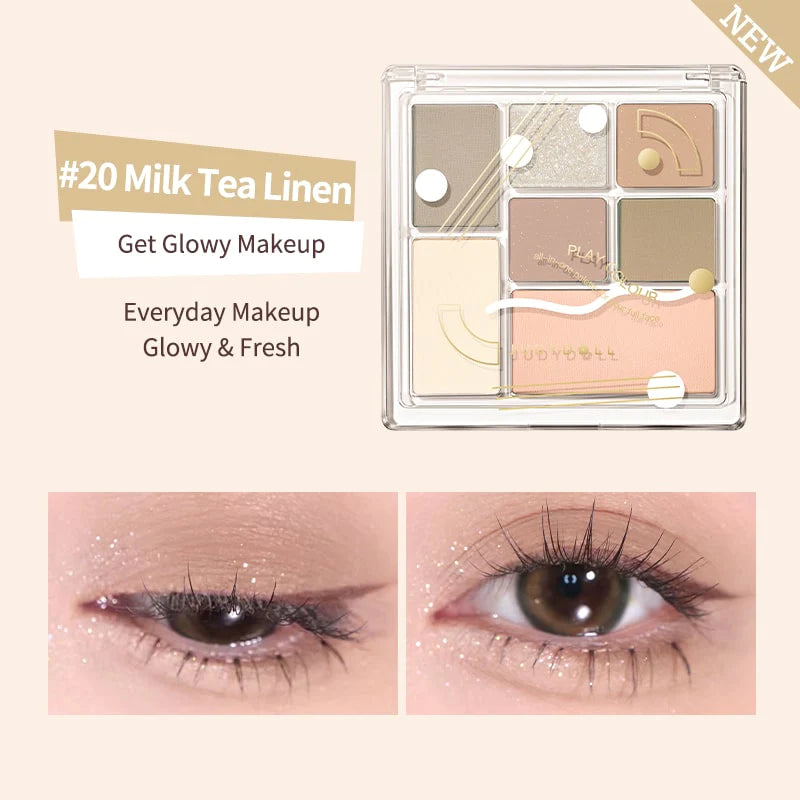 Judydoll Play Color ALL-IN-ONE Palette in milk tea linen 